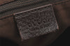 Authentic GUCCI Abbey Shoulder Tote Bag GG Canvas Leather 130736 Brown 5796K