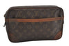 Authentic Louis Vuitton Monogram Compiegne 28 Clutch Hand Bag M51845 Junk 5800J