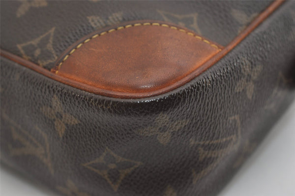 Authentic Louis Vuitton Monogram Compiegne 28 Clutch Hand Bag M51845 Junk 5800J