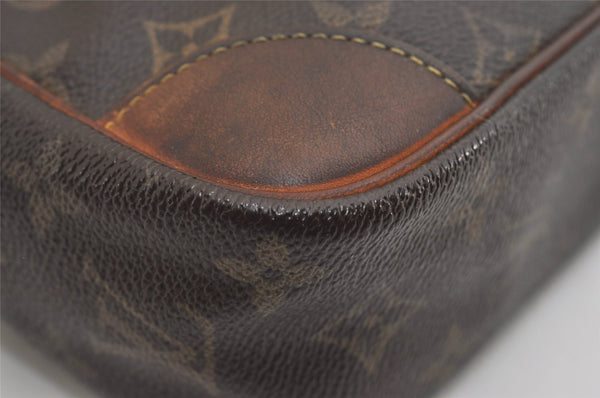 Authentic Louis Vuitton Monogram Compiegne 28 Clutch Hand Bag M51845 Junk 5800J