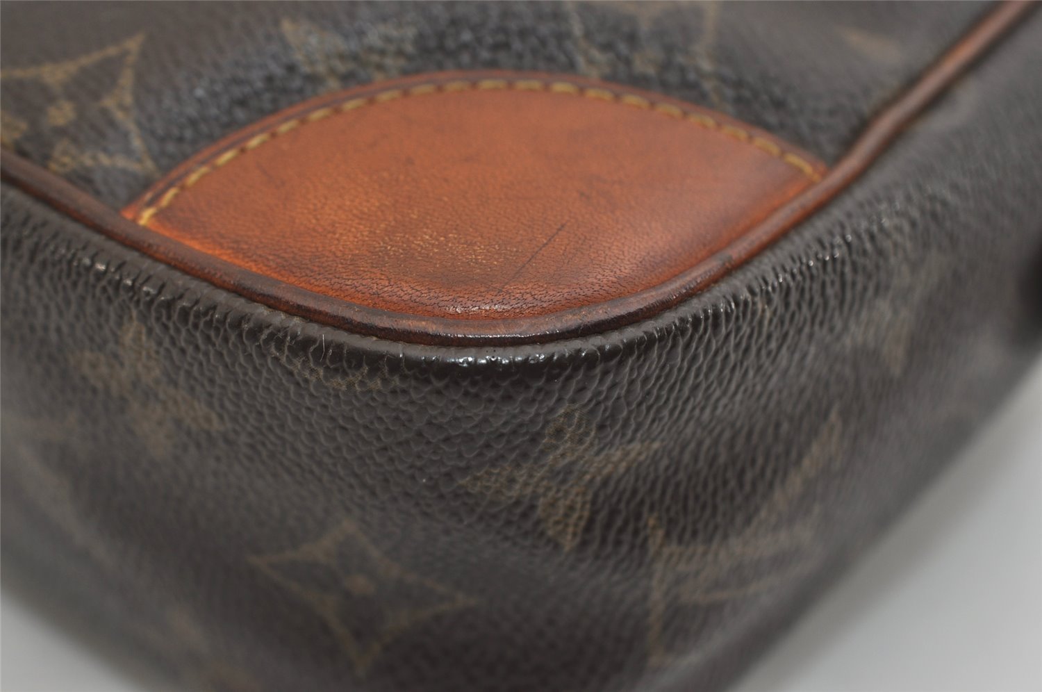 Authentic Louis Vuitton Monogram Compiegne 28 Clutch Hand Bag M51845 Junk 5800J