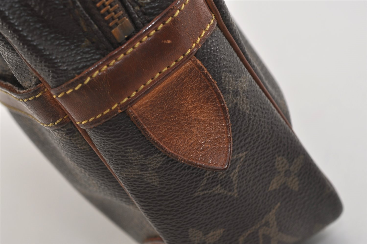 Authentic Louis Vuitton Monogram Compiegne 28 Clutch Hand Bag M51845 Junk 5800J