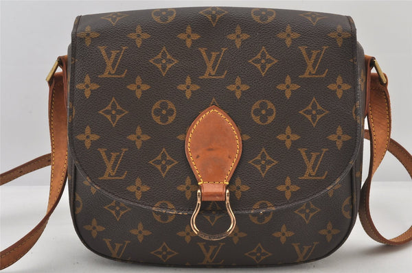 Authentic Louis Vuitton Monogram Saint Cloud GM M51242 Shoulder Cross Bag 5800K