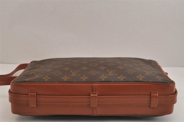 Authentic Louis Vuitton Monogram Sac Bandouliere 35 Shoulder Bag Old Model 5801J