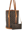 Authentic Louis Vuitton Monogram Bucket GM Shoulder Tote Bag M42236 Junk 5801K