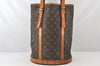 Authentic Louis Vuitton Monogram Bucket GM Shoulder Tote Bag M42236 Junk 5801K