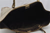 Authentic GUCCI GG Crystal Tote Bag GG PVC Leather 197954 Brown Junk 5802I