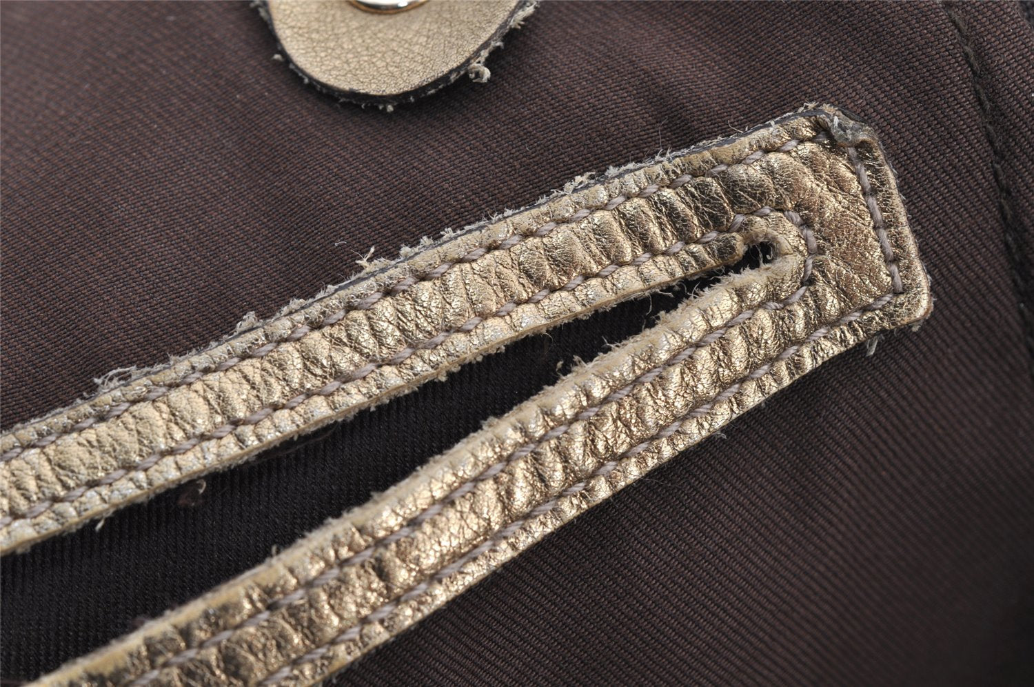 Authentic GUCCI GG Crystal Tote Bag GG PVC Leather 197954 Brown Junk 5802I