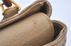 Authentic GUCCI Bamboo 2Way Shoulder Hand Bag Purse Suede Leather Beige 5803K