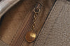 Authentic GUCCI Bamboo 2Way Shoulder Hand Bag Purse Suede Leather Beige 5803K