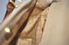 Authentic GUCCI Bamboo 2Way Shoulder Hand Bag Purse Suede Leather Beige 5803K