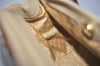 Authentic GUCCI Bamboo 2Way Shoulder Hand Bag Purse Suede Leather Beige 5803K