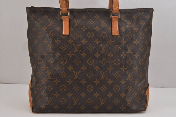 Authentic Louis Vuitton Monogram Cabas Mezzo Shoulder Tote Bag M51151 LV 5804J