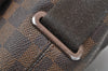 Authentic Louis Vuitton Damier Brooklyn MM Shoulder Cross Bag N51211 LV 5805I