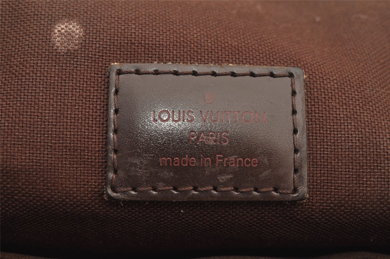 Authentic Louis Vuitton Damier Brooklyn MM Shoulder Cross Bag N51211 LV 5805I