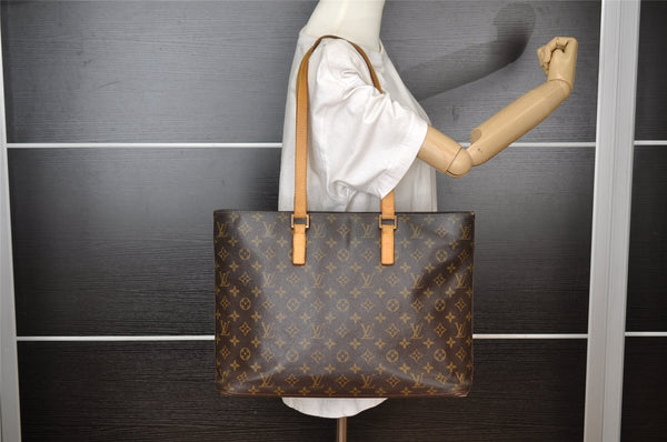 Authentic Louis Vuitton Monogram Luco Shoulder Tote Bag M51155 LV 5806I