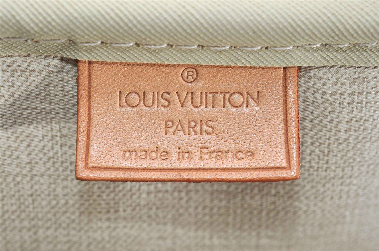 Authentic Louis Vuitton Monogram Deauville Hand Bag M47270 LV 5807K