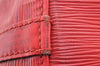 Authentic Louis Vuitton Epi Petit Noe Shoulder Drawstring Bag M44107 Red 5809I