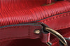 Authentic Louis Vuitton Epi Petit Noe Shoulder Drawstring Bag M44107 Red 5809I