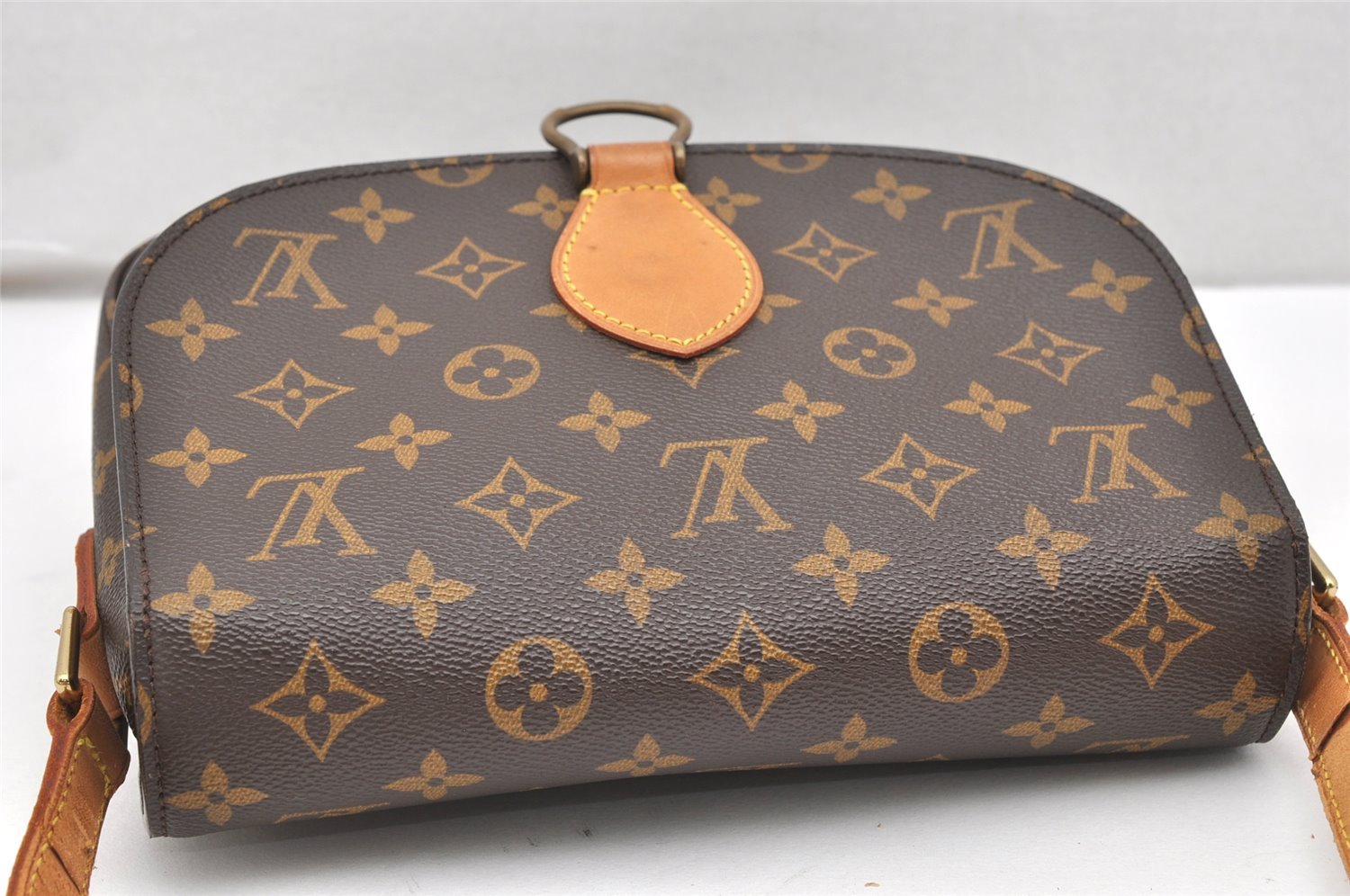 Authentic Louis Vuitton Monogram Saint Cloud GM M51242 Shoulder Cross Bag 5809K