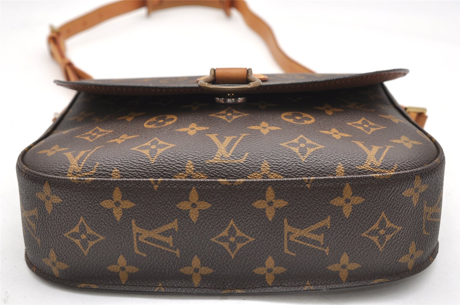 Authentic Louis Vuitton Monogram Saint Cloud GM M51242 Shoulder Cross Bag 5809K