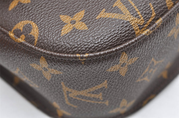 Authentic Louis Vuitton Monogram Saint Cloud GM M51242 Shoulder Cross Bag 5809K