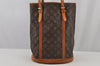 Authentic Louis Vuitton Monogram Bucket GM Shoulder Tote Bag M42236 LV 5812J