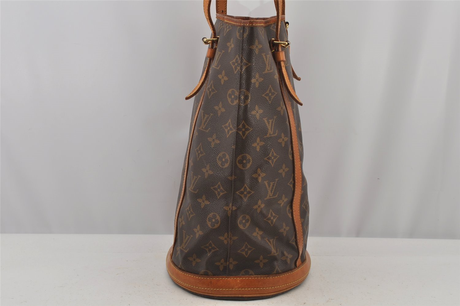 Authentic Louis Vuitton Monogram Bucket GM Shoulder Tote Bag M42236 LV 5812J