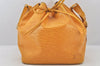 Authentic Louis Vuitton Epi Petit Noe Drawstring Bag Yellow M44109 LV 5814K