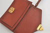 Auth Louis Vuitton Epi Pochette Sellier Dragonne Clutch Bag M52613 Brown 5815K