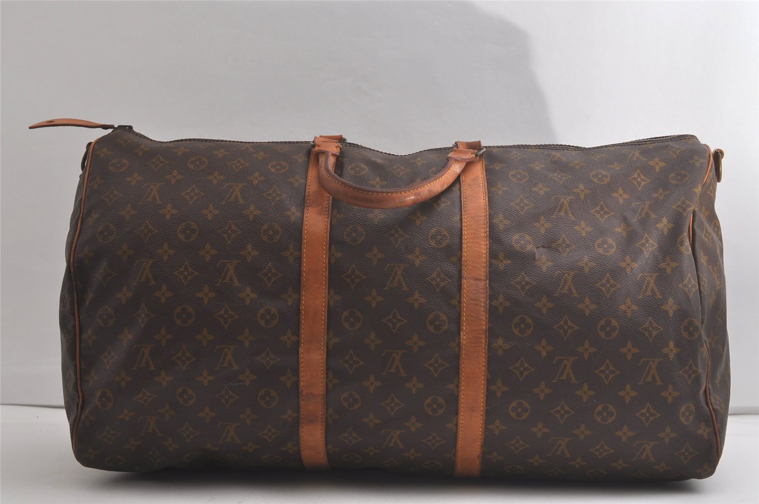 Auth Louis Vuitton Monogram Keepall Bandouliere 60 Boston Bag Old Model 5816K