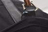 Authentic GUCCI Vintage Bamboo Shoulder Tote Bag Nylon Leather Black 5817K