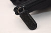 Authentic GUCCI Vintage Bamboo Shoulder Tote Bag Nylon Leather Black 5817K