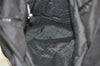 Authentic GUCCI Vintage Bamboo Shoulder Tote Bag Nylon Leather Black 5817K
