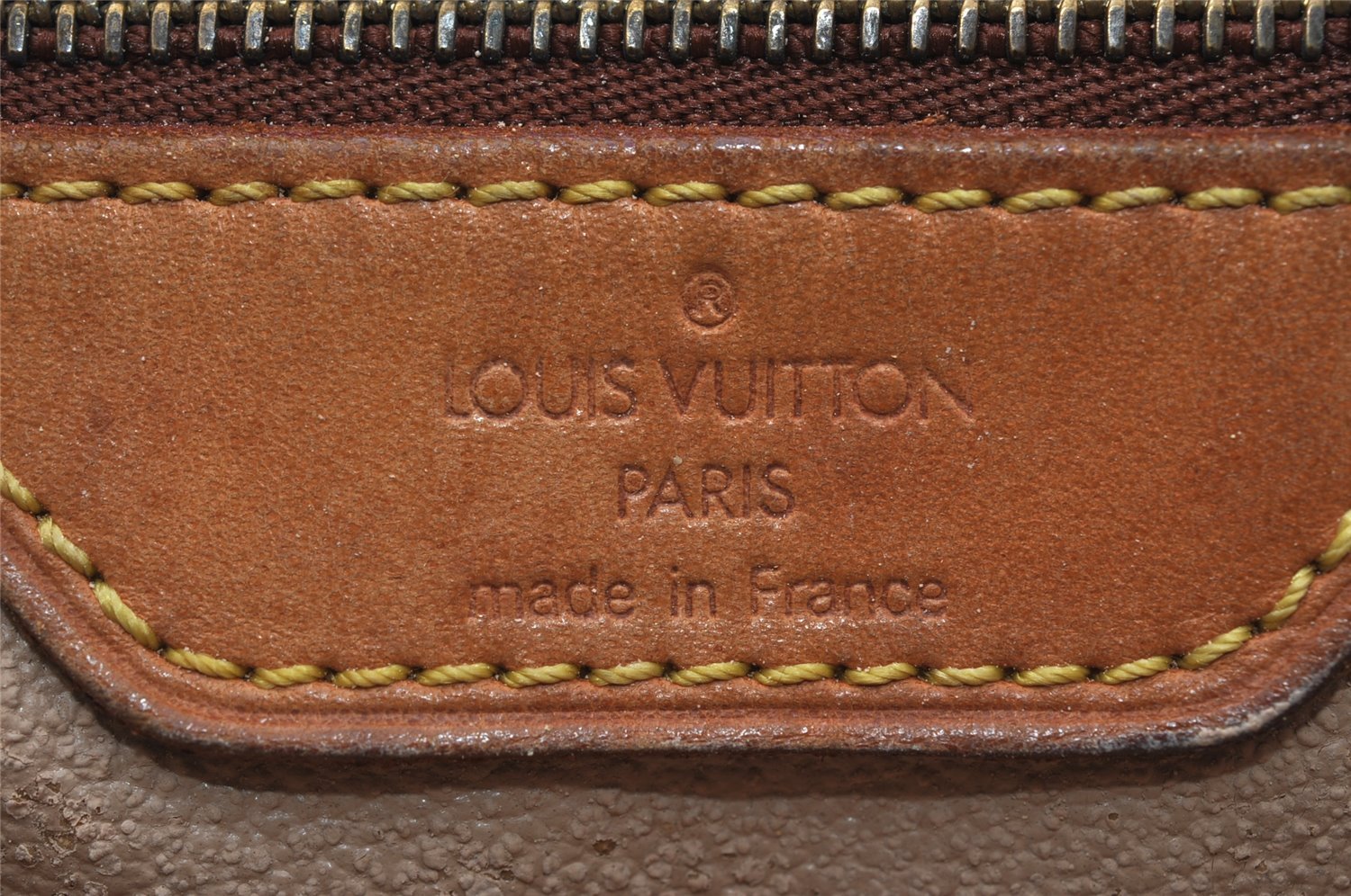 Authentic Louis Vuitton Monogram Bucket GM Shoulder Tote Bag M42236 Junk 5819I