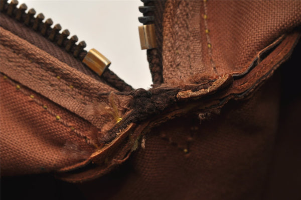 Authentic Louis Vuitton Monogram Sac Souple 35 Boston Bag Old Model Junk 5820I