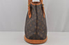 Authentic Louis Vuitton Monogram Bucket PM Shoulder Tote Bag M42238 Junk 5820J