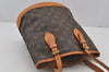 Authentic Louis Vuitton Monogram Bucket PM Shoulder Tote Bag M42238 Junk 5820J