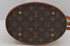 Authentic Louis Vuitton Monogram Bucket PM Shoulder Tote Bag M42238 Junk 5820J