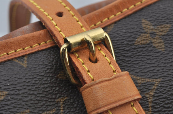 Authentic Louis Vuitton Monogram Bucket PM Shoulder Tote Bag M42238 Junk 5820J