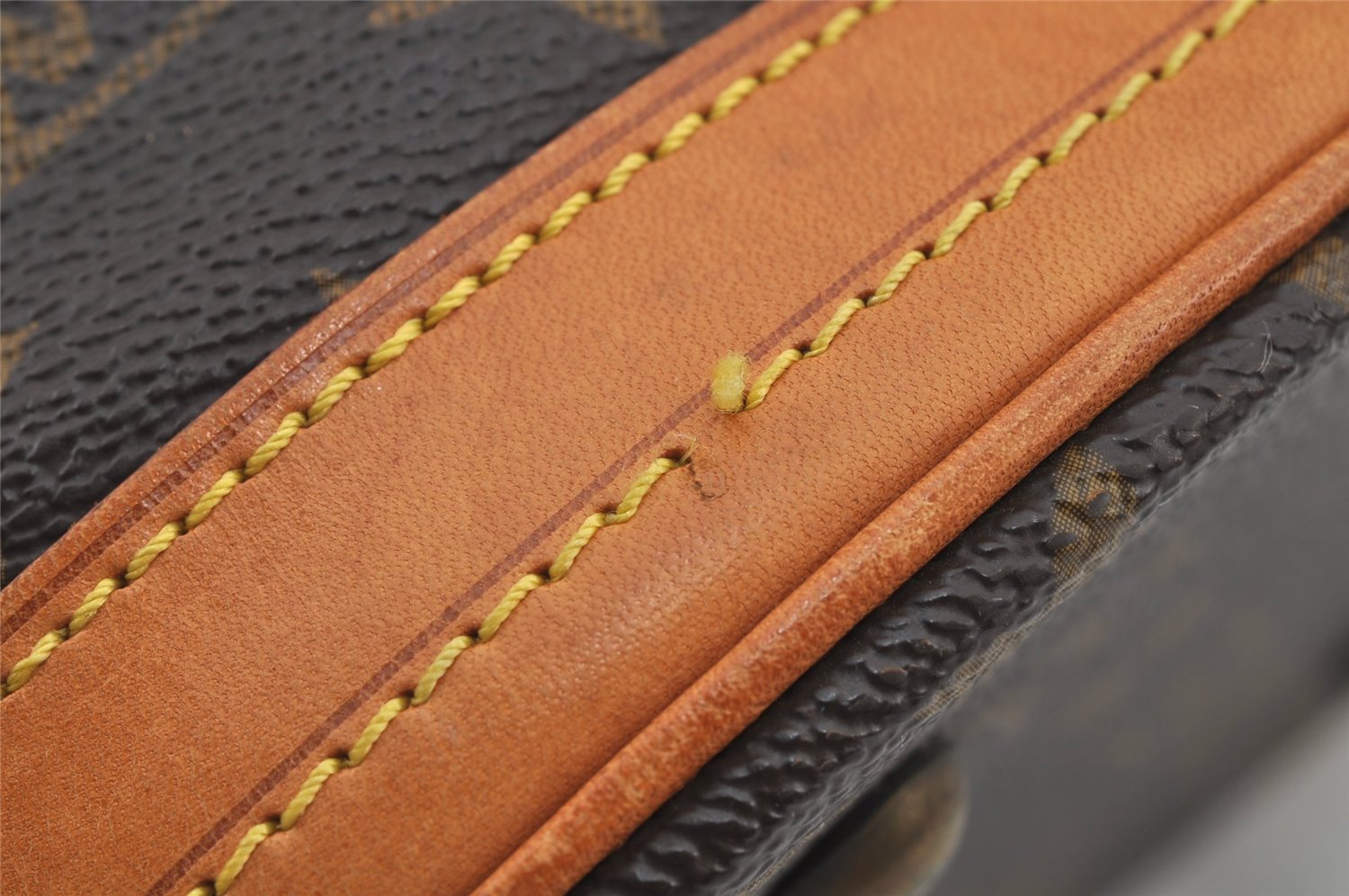 Authentic Louis Vuitton Monogram Bucket PM Shoulder Tote Bag M42238 Junk 5820J