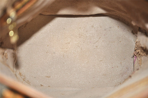 Authentic Louis Vuitton Monogram Bucket PM Shoulder Tote Bag M42238 Junk 5820J