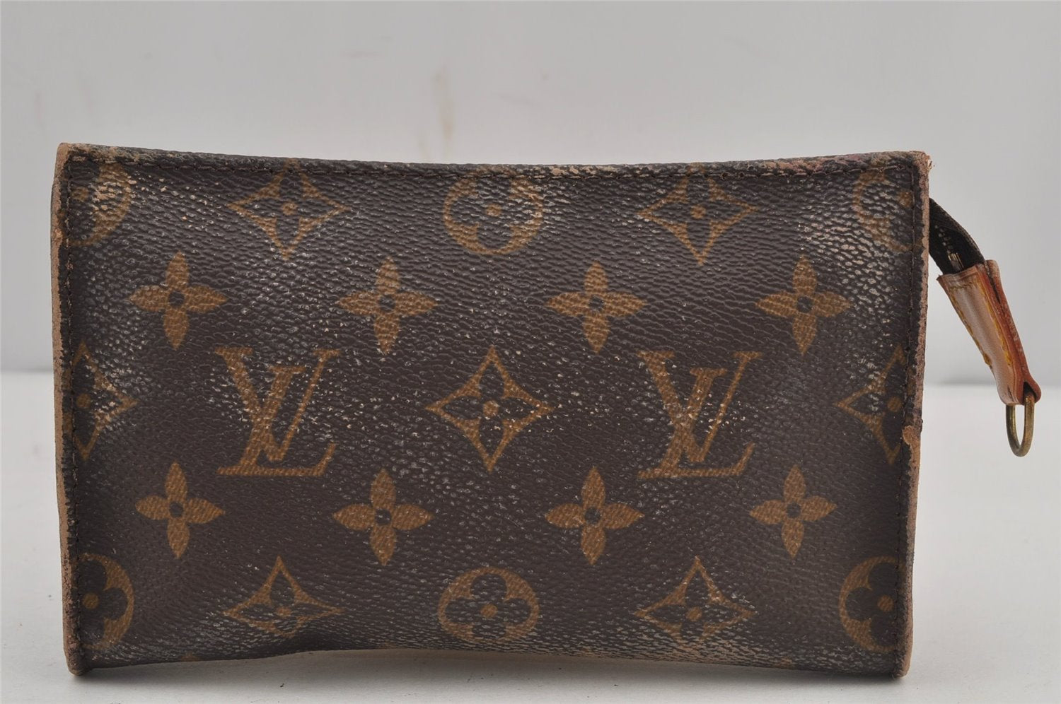 Authentic Louis Vuitton Monogram Bucket PM Shoulder Tote Bag M42238 Junk 5820J