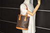 Authentic Louis Vuitton Monogram Bucket PM Shoulder Tote Bag M42238 Junk 5820J