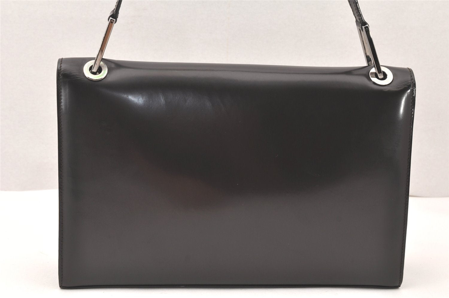 Authentic GUCCI Vintage Shoulder Hand Bag Purse Leather 0013033 Brown 5820K