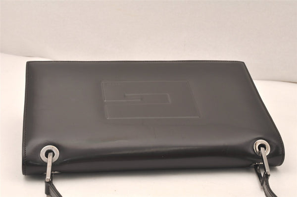 Authentic GUCCI Vintage Shoulder Hand Bag Purse Leather 0013033 Brown 5820K