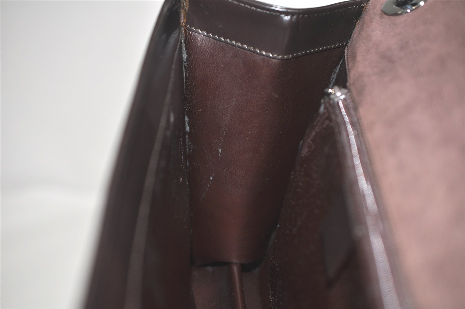 Authentic GUCCI Vintage Shoulder Hand Bag Purse Leather 0013033 Brown 5820K