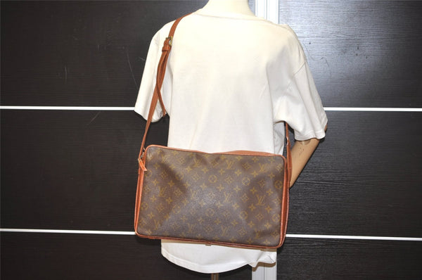 Authentic Louis Vuitton Monogram Sac Bandouliere 35 Shoulder Bag Old Model 5822I