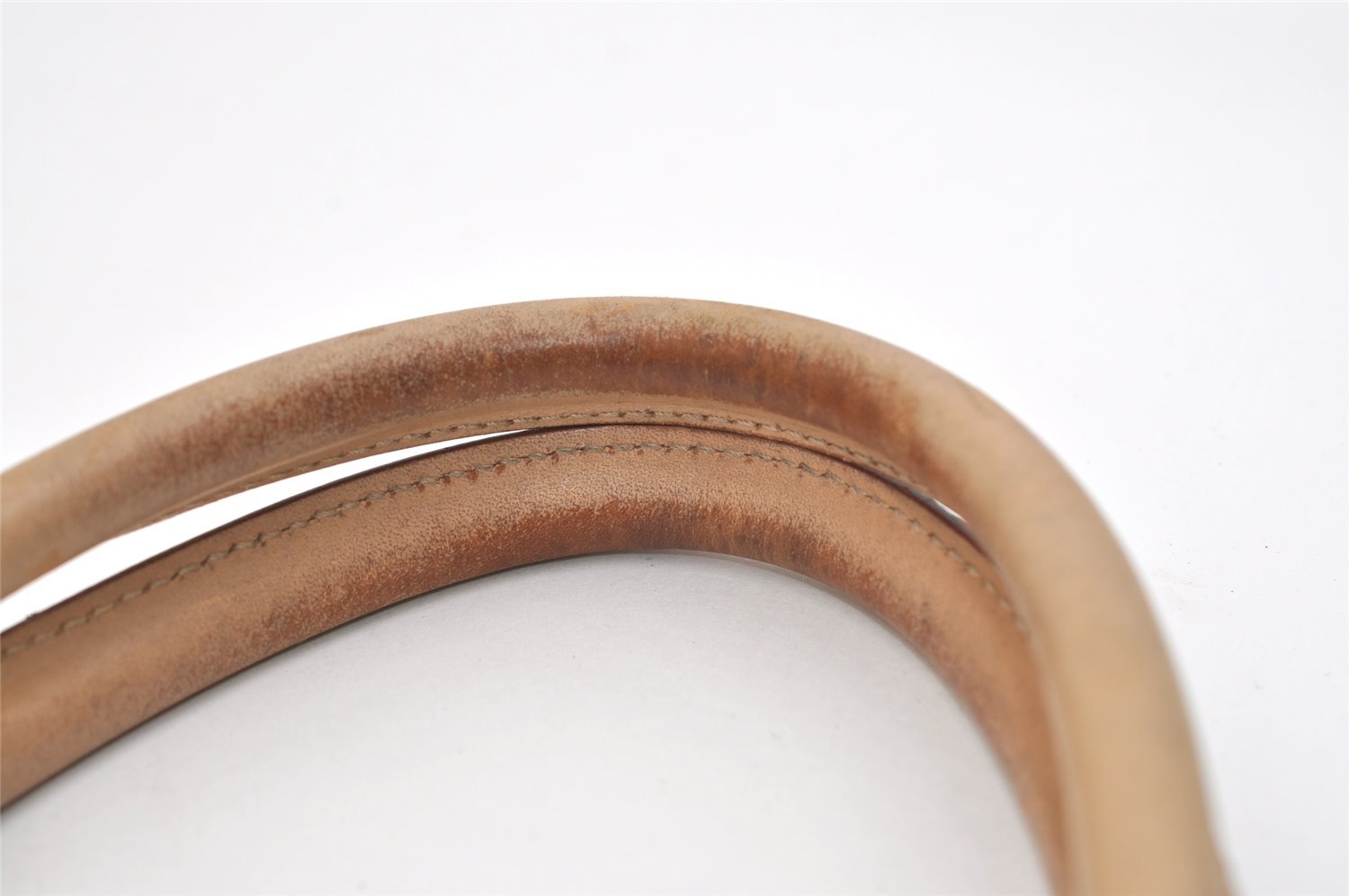 Authentic GUCCI Jackie Shoulder Tote Bag Nylon Leather 0021064 Beige 5822J