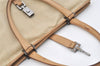 Authentic GUCCI Jackie Shoulder Tote Bag Nylon Leather 0021064 Beige 5822J